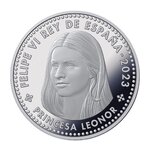 Pièce de monnaie 40 euro Espagne 2023 argent – Princesse Leonor (en blister)
