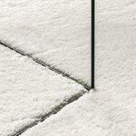 vidaXL Tapis "HUARTE" crème 160x230 cm ovale