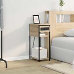 vidaXL Cabinet de chevet Chêne sonoma 41 x 28 x 76 cm