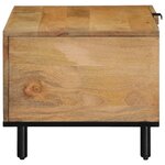 vidaXL Table basse marron 80x50x40 cm bois de manguier massif