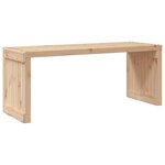 vidaXL Banc de jardin extensible 212 5x40 5x45 cm bois massif de pin