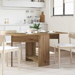 vidaXL Table à dîner 138 x 70 x 73 5 cm Bois d'ingénierie
