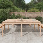 vidaXL Table de jardin 203 5x100x76 cm bois massif de pin