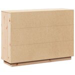 vidaXL Buffet 110 5x35x80 cm Bois massif de pin