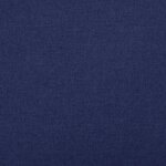 vidaXL Banc de rangement pliable Bleu 76x38x38 cm Faux lin