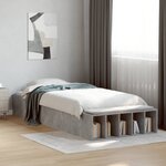vidaXL Cadre de lit sans matelas gris béton 90x200 cm