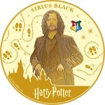 Pièce de monnaie en Or 25 Dollars g 0.155 (1/200 oz) Millésime 2024 Harry Potter Gold Collection 2024 SIRIUS BLACK