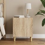 vidaXL Cabinet de chevet Chêne Sonoma 43 x 34 5 x 50 cm
