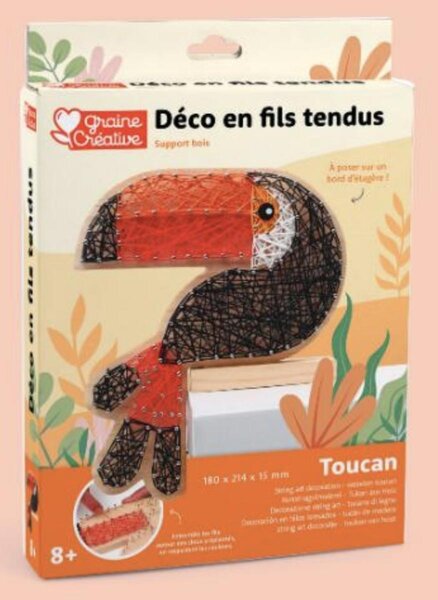 Kit String art Toucan en bois