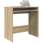 vidaXL Bureau Chêne Sonoma 77 5 x 43 x 79 cm Bois d'ingénierie