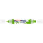 Marqueur acryl 3d dble pointe 5400 vert jaune 2-3 mm  5-10 mm EDDING