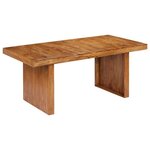 vidaXL Table de salle à manger 180x90x75 cm Bois solide d'acacia