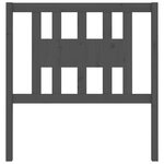 vidaXL Tête de lit Gris 96x4x100 cm Bois massif de pin