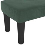 vidaXL Banc Vert foncé 100x30x30 cm Velours