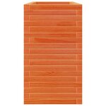 vidaXL Jardinière cire marron 110x40x68 5 cm bois de pin massif