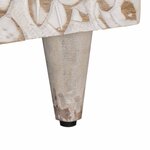vidaXL Table basse Blanc 100 x 54 x 40 cm Bois de mangue massif