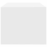 vidaXL Meubles TV 2 Pièces blanc 60x31x25 5 cm bois d'ingénierie