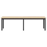 vidaXL banc Sonoma 160 x 35 x 45 cm Bois d'ingénierie
