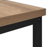 vidaXL Table basse chêne artisanal 100 x 51 x 45 cm Bois d'ingénierie