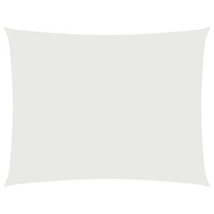 vidaXL Voile de parasol tissu oxford rectangulaire 3x4 5 m blanc