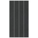 vidaXL Couvercle de piscine rectangulaire Noir Plastique 820 x 420 cm