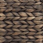 vidaXL Collier de sapin de Noël Noir 105 x 105 x 28 cm Jacinthe d'eau