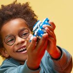 Lego 60312 city la voiture de police  jouet pour enfants des 5 ans avec minifigure officier  idée de cadeau  série aventures