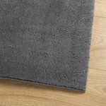 vidaXL Tapis HUARTE à poils courts doux lavable anthracite 120x170 cm