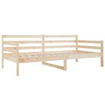 vidaXL Lit de jour sans matelas 80x200 cm bois de pin massif