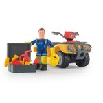 SAM LE POMPIER Smoby Quad Mercure + Figurine