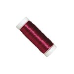 Fil bijoux à crocheter Rouge vin Ø 0 3 mm 50 m