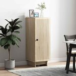 vidaXL Buffet Chêne Sonoma 33 x 34 5 x 90 cm Bois d'ingénierie