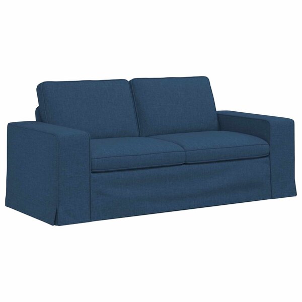 vidaXL Canapé Bleu 182 x 80 x 82 cm tissu