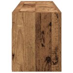 vidaXL Armoire murale de bain vieux bois 100x25x30cm bois d'ingénierie