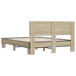 vidaXL Cadre de lit sans matelas chêne sonoma 140x190 cm