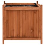 vidaXL Jardinières surélevées 2 Pièces 50x50x50 cm Bois de sapin