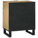 vidaXL Cabinet de chevet avec tiroir Marron 50 x 33 x 60 cm