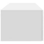 vidaXL Meuble TV mural Blanc 78 5 x 41 x 30 cm Bois d'ingénierie