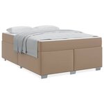 vidaXL Cadre de lit Cappuccino 160 x 200 cm Faux cuir