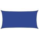 vidaXL Voile d'ombrage 160 g/m² rectangulaire bleu 2 5x5 m PEHD