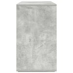 vidaXL Buffet Gris Béton Gris béton Bois d'ingénierie 135 x 41 x 75 cm