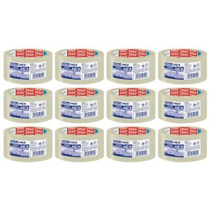 Ruban Adhésif Polypro STRONG 45 microns H50mm x L66 m Transparent x 12 TESA