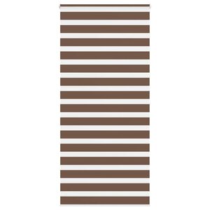 vidaXL Store zèbre marron 115x200cm largeur du tissu 110 9cm polyester