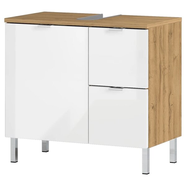 Germania Armoire de plancher sous-lavabo GW-Mauresa 60x34x56 cm Blanc