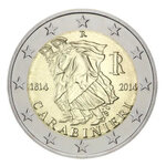 2 euros commémorative Italie 2014 - Carabinieri.