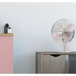 Bestron Ventilateur de bureau rétro DFT35R 35 cm 35 W Rose