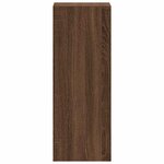 vidaXL Bibliothèque empilable chêne marron 30x30x80 cm bois ingénierie