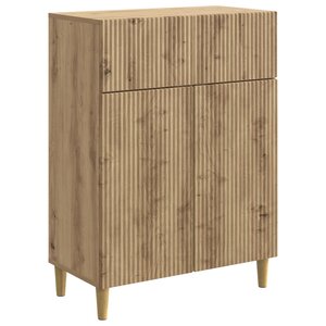 vidaXL Buffet Chêne artisanal 66 x 34 5 x 90 cm Bois d'ingénierie