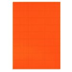 Pastille adhésive permanente fluo ø 63 5 mm (lot de 1200)