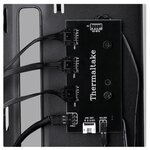 THERMALTAKE Boitier PC Moyen tour ATX - Versa J24 TG RGB - Verre trempé - 3x120mm RGB + 1x120mm - Noir